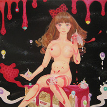 「愛の告白大作戦」, 2010, 100x80.3cm, 39 1/3x31 5/8in., oil and acrylic on canvas 