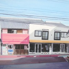 八太栄里/Eri Hatta《色刻》, 2017, 24.2×33.3cm, acrylic on canvas