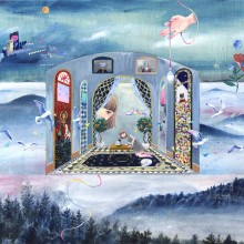 谷川千佳・大山美鈴/Chika Tanikawa, Misuzu Oyama 《spell 01》 2019, 53x65.2cm, acrylic on panel