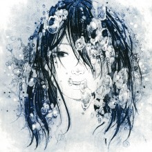 黒田阿未/Ami Kuroda 《浮沈Ⅰ》 2020,  22.7×22.7cm,  紙版画